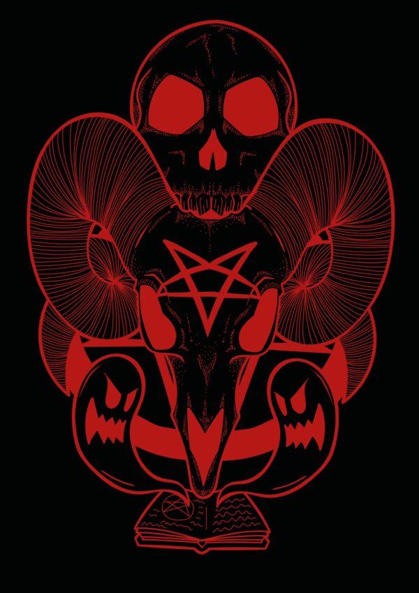 Demon Skull Print - Image 2
