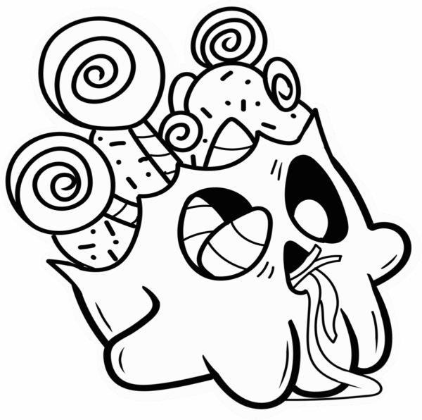Candy Skull Sticker