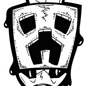 Minecraft Creeper Sticker