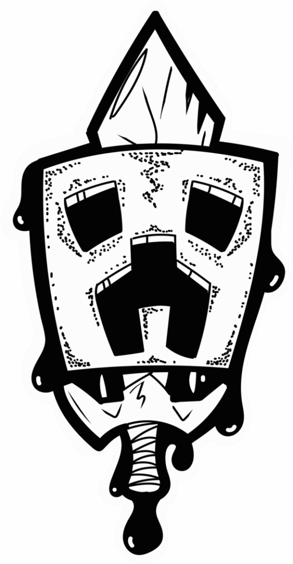 Minecraft Creeper Sticker