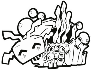 Minecraft Axolotl Sticker