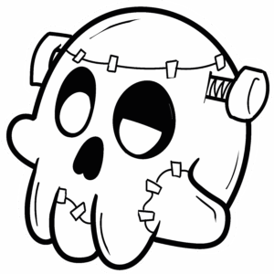 Stein Skull Sticker