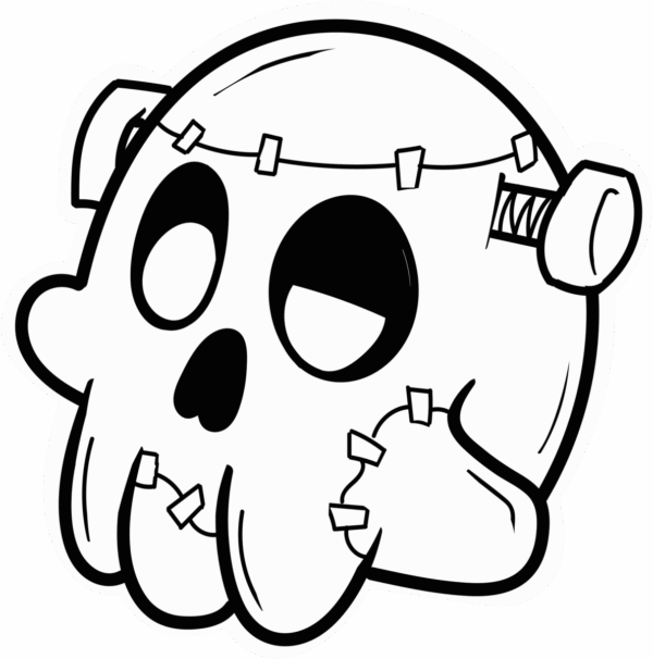 Stein Skull Sticker