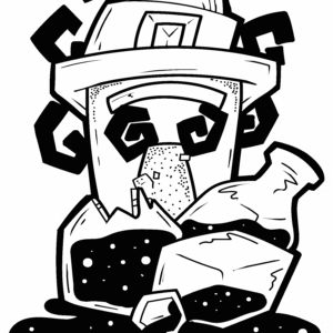 Minecraft Witch Sticker