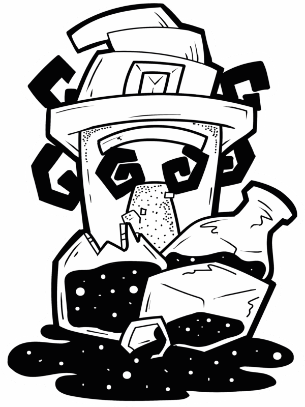 Minecraft Witch Sticker