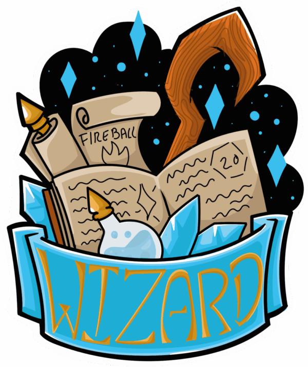 Wizard Sticker