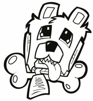 Minecraft Wolf Sticker