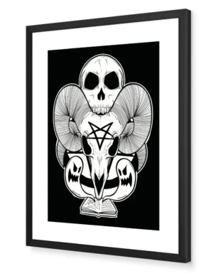 Demon Print - White