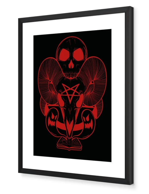 Demon Print - Red